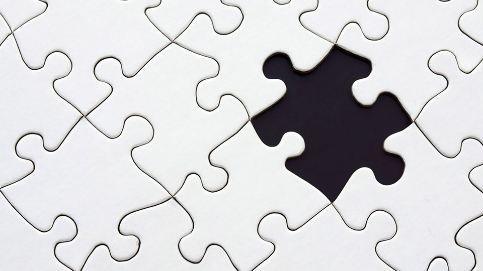 Puzzle piece missing