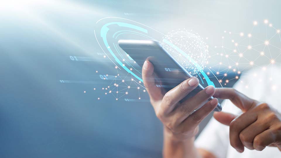 somebody is clicking on the phone