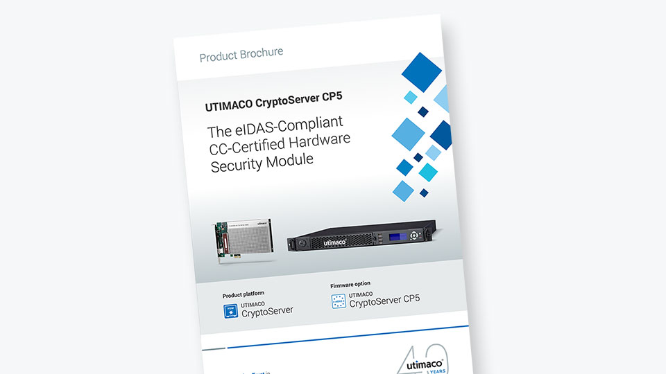 Cryptoserver CP5 Brochure Cover