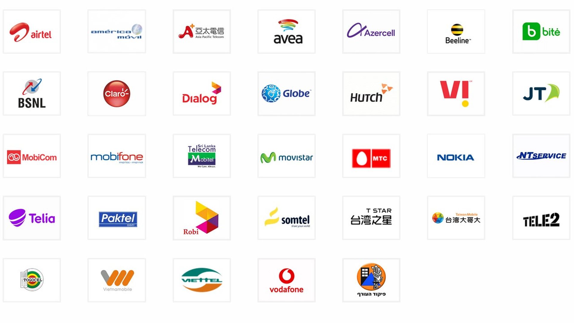 Logos livescreen clients