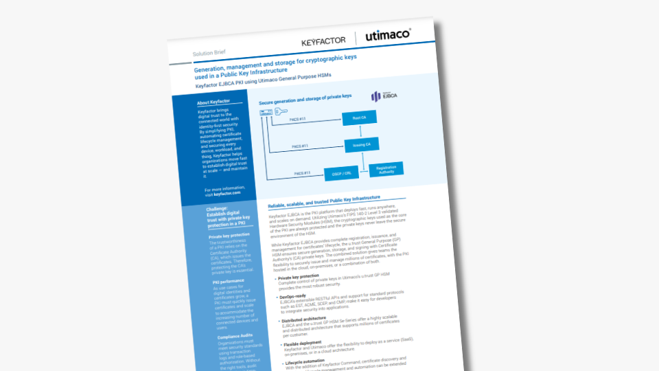 Keyfactor Solution Brief Teaser