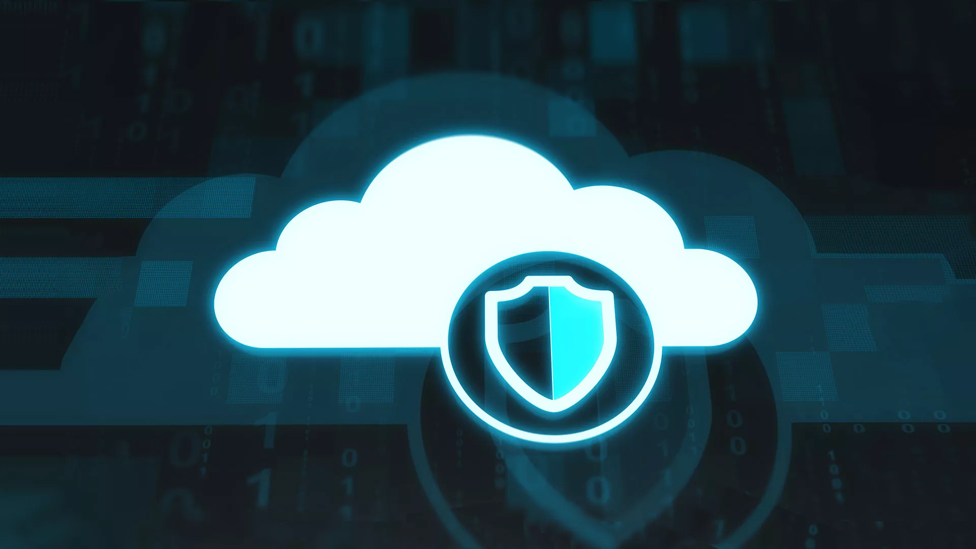 Zero trust symbol with a cloud