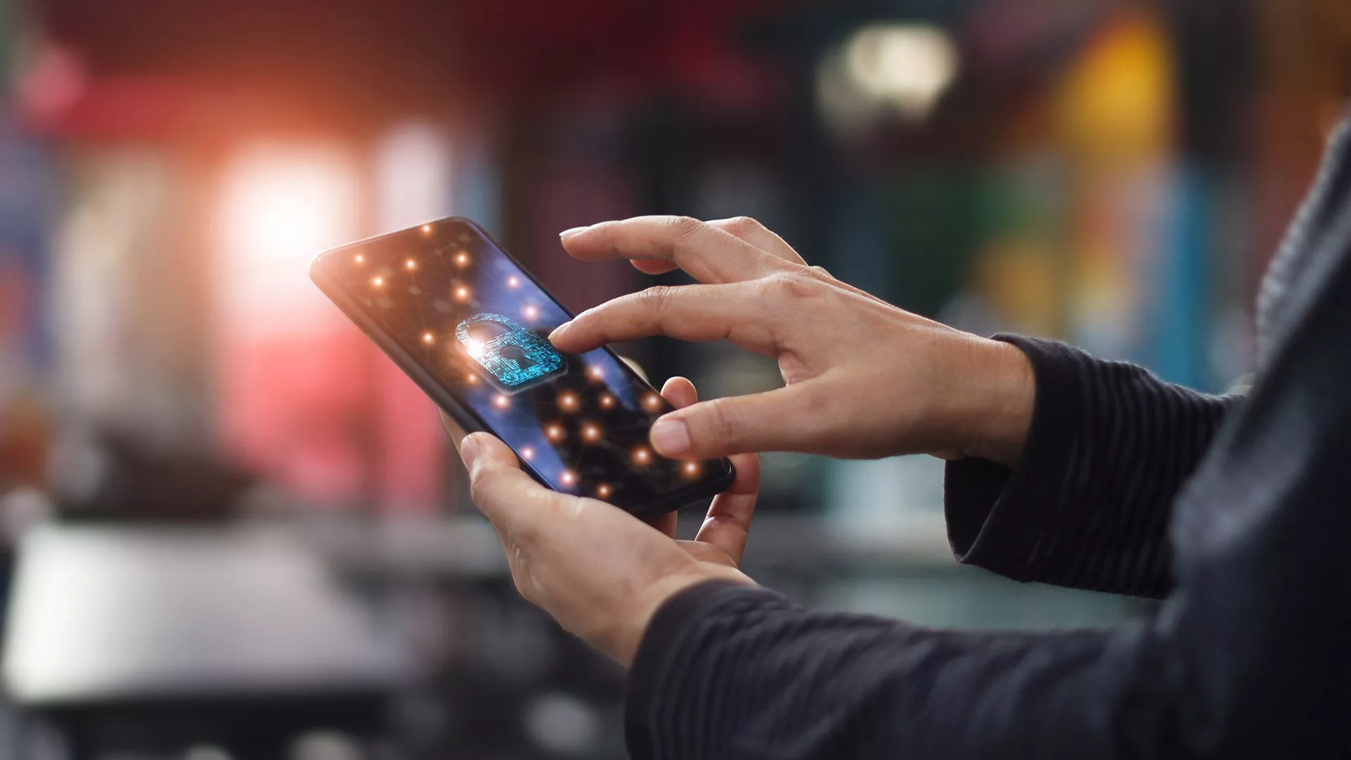 On-premise data security telecommunication