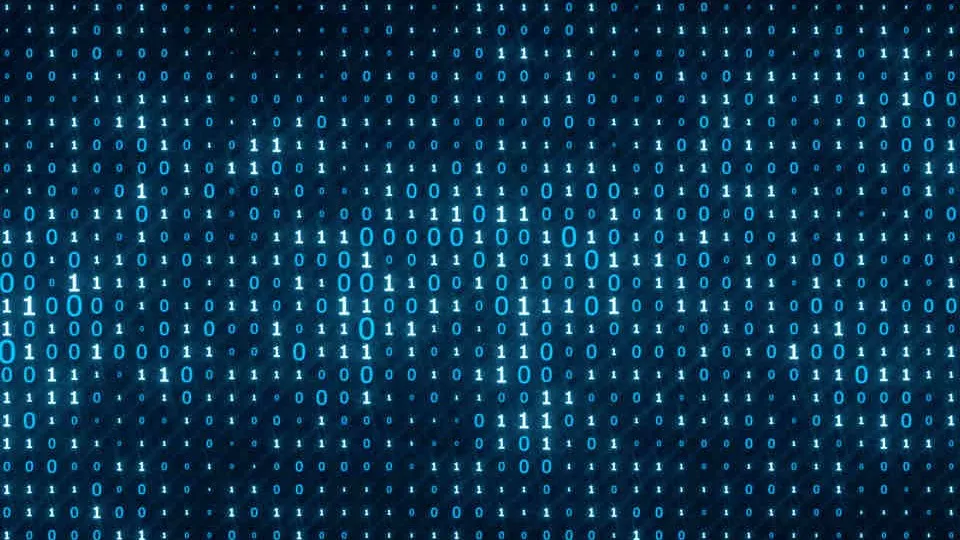 numbers on a black background