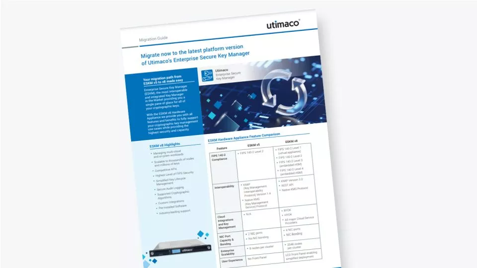 ESKM Migration Guide Datasheet