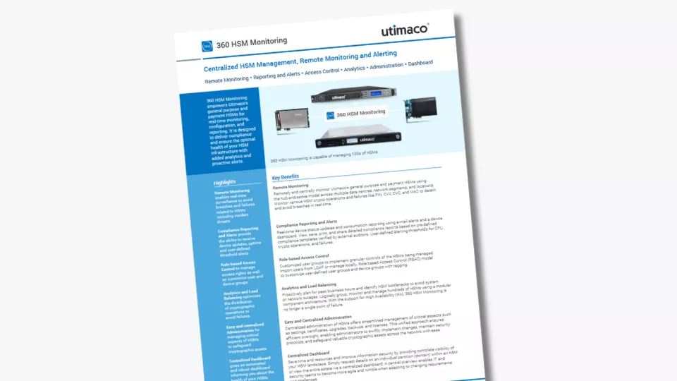 360 HSM Monitoring Datasheet Teaser